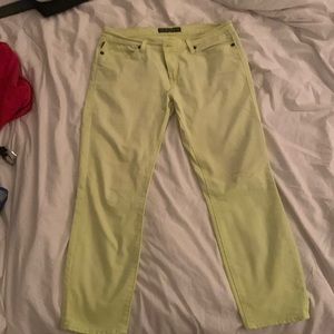 Neon Yellow Skinny Jeans!! :)